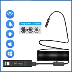 Mini endoscope camera - WiFi - LED - micro USB - IOS Android - IP68 waterproofCamera