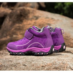 Winter suede boots - ankle length - waterproof - non-slipShoes