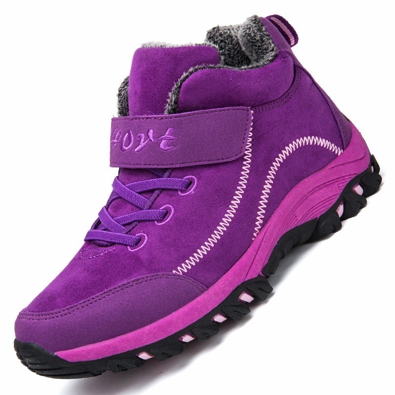 Winter suede boots - ankle length - waterproof - non-slipShoes