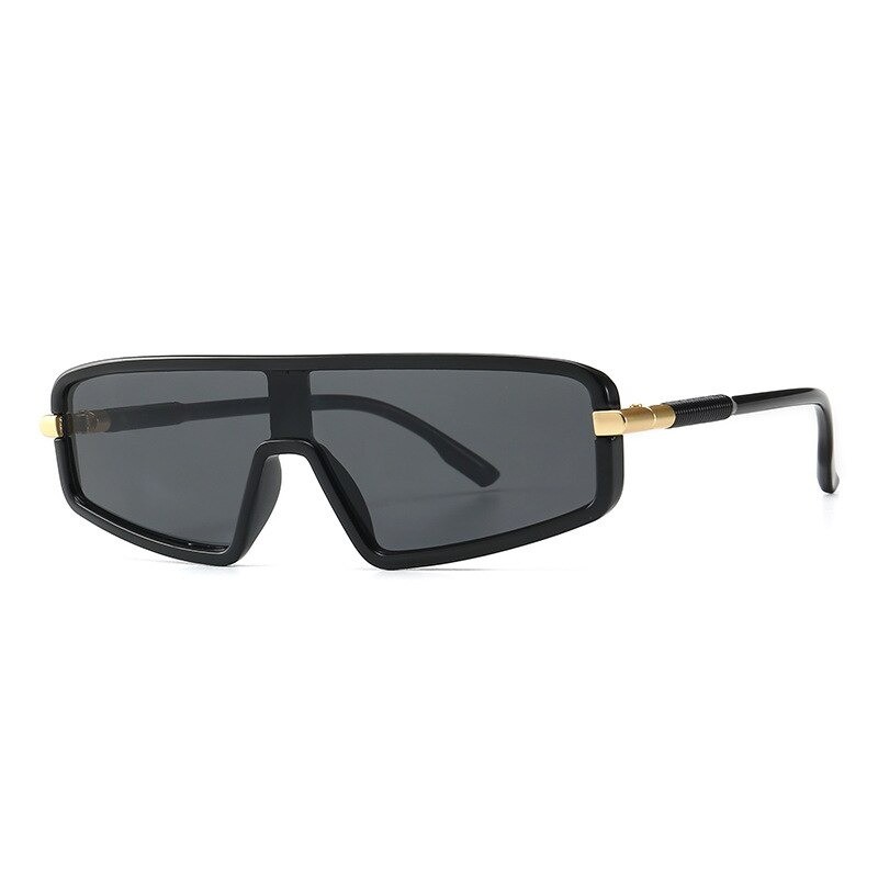 Cat eye sunglasses - oversized - one piece flat top - UV400 - unisexSunglasses
