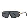 Cat eye sunglasses - oversized - one piece flat top - UV400 - unisexSunglasses