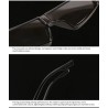 Cat eye sunglasses - oversized - one piece flat top - UV400 - unisexSunglasses