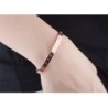 Elegant bracelet - hollow out lucky Roman numerals - titanium steel - unisexBracelets