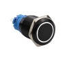 Black push button switch LED - waterproof - momentary self-reset - 12mm / 16mm / 19mm / 22mm - 5V / 12V / 220VSwitches