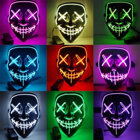 LED light-up - Halloween face maskMasks