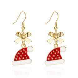 Decorative Christmas earrings - snowflake - SantaEarrings