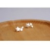Silver triple star - earringsEarrings