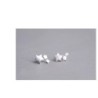 Silver triple star - earringsEarrings