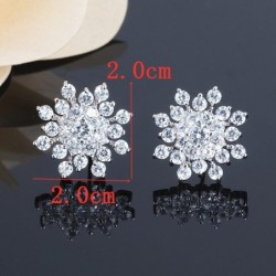 Exclusive crystal snowflake earringsEarrings