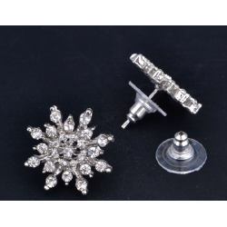Exclusive crystal snowflake earringsEarrings