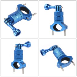 Bicycle / motorcycle handlebar mount - metal clamp - camera holder - 360 swivel - for GoPro camerasMounts