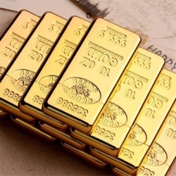 Luxury butane gas lighter - gold barLighters