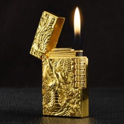 Metal butane gas lighter - dragonLighters