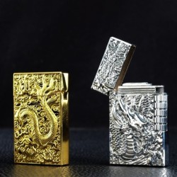 Metal butane gas lighter - dragonLighters