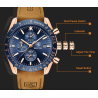 BENYAR - sports Quartz watch - waterproof - leather strapWatches
