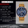 BENYAR - sports Quartz watch - waterproof - leather strapWatches