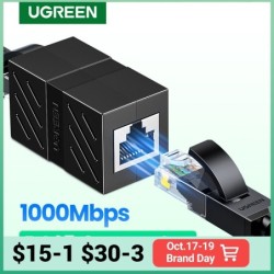 UGREEN - RJ45 connector - network ethernet extender - cable - adapter - for Cat7 Cat6 Cat5eNetwork