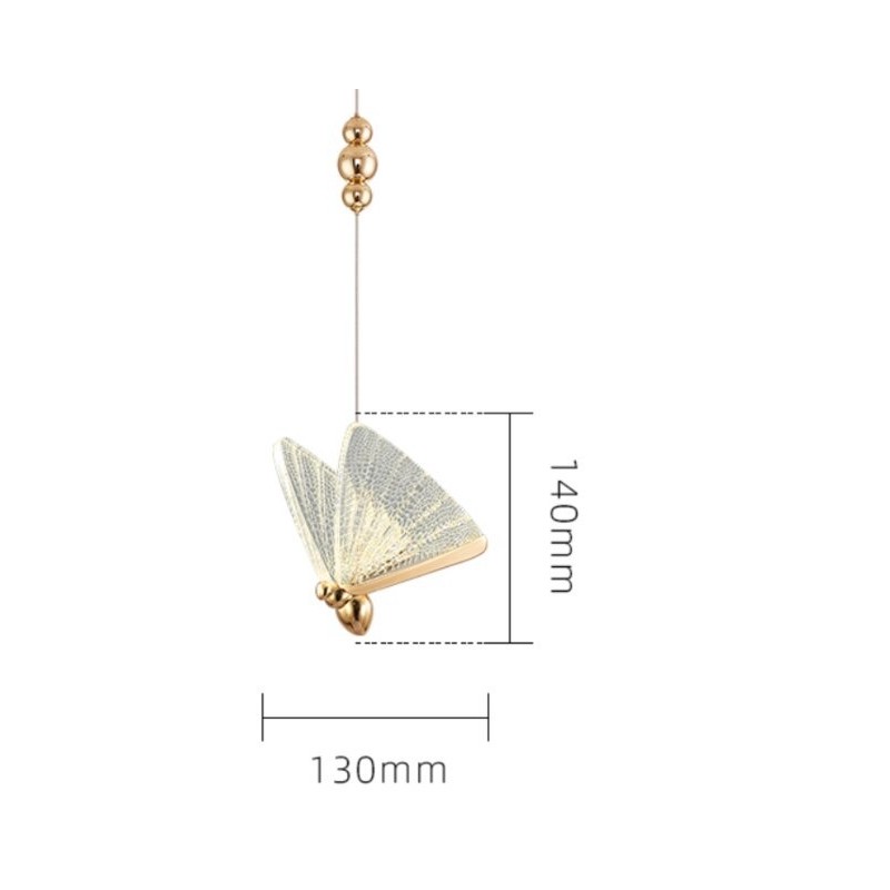 Modern ceiling lamp - colorful butterflyCeiling lights