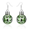 Christmas tree ball shaped earringsEarrings