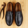Classic men's loafers - slip on - genuine leatherShoes