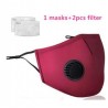 Protective face / mouth mask - PM25 activated carbon filter - air valve - reusableMouth masks