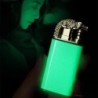 Metal lighter with a double flame - glowing in the darkLighters