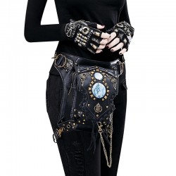 Shoulder / leg / waist bag - steampunk - gothic - retro style - leatherBags