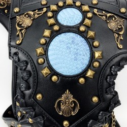 Shoulder / leg / waist bag - steampunk - gothic - retro style - leatherBags