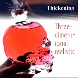 Crystal head skull - decanter for vodka & wine - 180ml - 400ml - 750mlBar supply