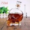 Crystal head skull - decanter for vodka & wine - 180ml - 400ml - 750mlBar supply