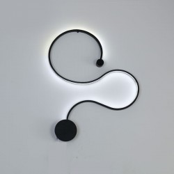 Modern wall lamp - LED - RGB remote - S - W - line shapeWall lights
