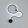 Modern wall lamp - LED - RGB remote - S - W - line shapeWall lights