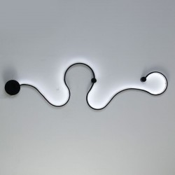 Modern wall lamp - LED - RGB remote - S - W - line shapeWall lights