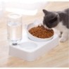 Double feeding bowl - automatic water dispenser - for dogs / catsCare