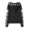 Black hoodie - with zipper - punk styleHoodies & Jumpers
