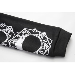 Black hoodie - with zipper - punk styleHoodies & Jumpers