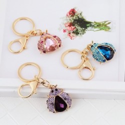 Crystal insect shape keychainKeyrings