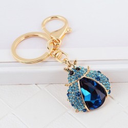 Crystal insect shape keychainKeyrings