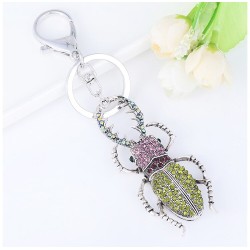 Crystal insect shape keychainKeyrings