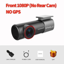 SAMEUO U700 - dash cam - front / rear camera - video recorder - QHD 1944P - DVR - WiFiDash cams