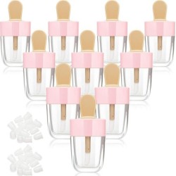 Empty transparent lip gloss containers - ice cream shape - 8 ml - 20 piecesLipsticks