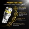 Car light bulb - W5W - LED - T10 - Canbus - SMD - 12V - white - 2 piecesT10