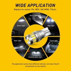 Car light bulb - W5W - LED - T10 - Canbus - SMD - 12V - white - 2 piecesT10