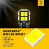 Car LED light bulb - T10 - 2835 SMD - W5W - Canbus - 6000K white - 10 piecesT10