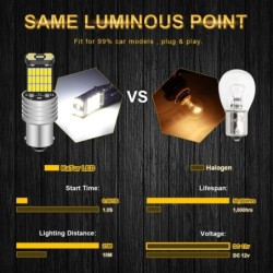 Car LED bulb - reverse light - P21W - Canbus - DRL - 2 piecesLED