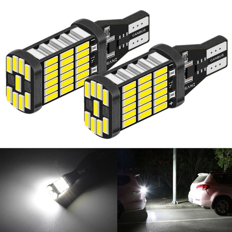 Car LED bulb - reverse light - P21W - Canbus - DRL - 2 piecesLED