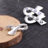 Ribbon shaped brooch - pet paw printBrooches