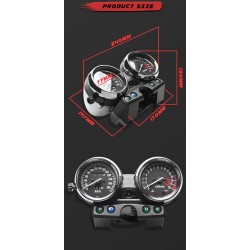 Motorcycle speedometer - tachometer - odometer - for KawasakiInstruments