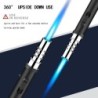 Metal torch gas lighter - windproof - adjustable flameLighters