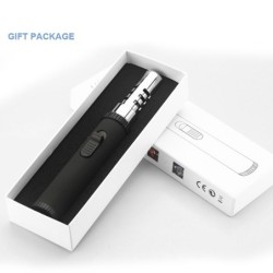 Metal torch gas lighter - windproof - adjustable flameLighters
